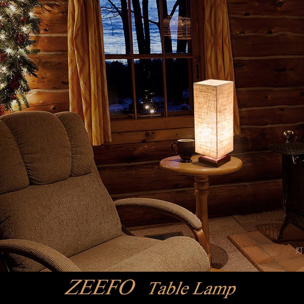 ZEEFO 間接照明 テーブルランプ おしゃれ 和風 スタンドライト ベッドサイド LEDライト インテリア リビング プレゼント 授乳 洋室旅館 寝室 サムネイル